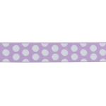 blauwpaars gemêleerd | Tassenband Dots 36 mm, blauwpaars