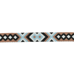 blauw | Tassenband ethno 38 mm, blauw