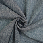 marineblauw | Halflinnen Herringbone, marineblauw