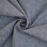 jeansblauw | Halflinnen melange, jeansblauw