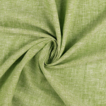 green | Linen-cotton melange, green