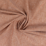 terracotta | Halbleinen meliert, terracotta
