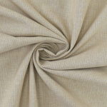 beige | Linnen-katoen mini strepen, beige