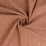 terracotta | Linnen-katoen mini strepen, terracotta
