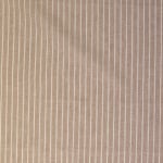 beige | Linnen-katoen streep gemêleerd, beige