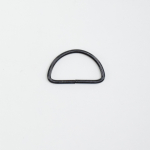 zwart | D-ring, 38 mm, zwart