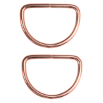 roségoudkleurig | D-ring, 40 mm, rosé goudkleurig