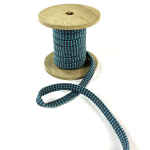 dunkelgrau | Hoodieband 10mm, dunkelgrau türkis