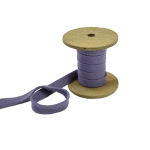 pourpre pâle | Cordon tressé plat coton 1,7 cm/ lacet sweat capuche, pourpre pâle