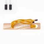 jaune moutarde | Cordon de serrage coton 5mm x 1,15m, avec embouts/ cordon sweat, jaune moutarde