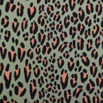 vaalgroen | Jacquard Jersey Albstoffe Hamburger Liebe Magical Shimmer Safari, vaalgroen