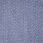 jeansblauw | Jacquard jersey Cable Knit, jeansblauw