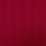 wijnrood | Jacquard jersey Cable Knit, wijnrood