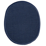 bleu | 2 patchs jean thermocollants, patchs genoux thermocollants/coudes, bleu