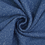 middenblauw | Jeansstof needle punching, helderblauw