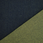 jaune | Tissu jean denim double face Two Tone, jaune