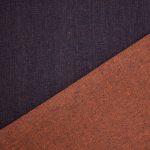 orange | Tissu jean denim double face Two Tone, orange