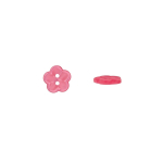 fuchsia | Kinderen Knoop Bloem, fuchsia 18 mm
