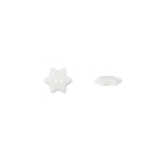 blanc | Children Button Stars, white