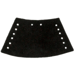 noir | Embout cordon sweat en suédine, noir