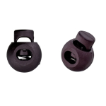 zwart | Koordstopper, zwart 20 mm