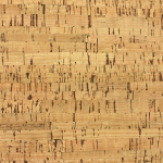 naturel | Tissu liège rayures naturelles, 266 g, naturel