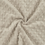 silbergrau | Kuschelfleece Minky Dots, silbergrau