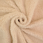 beige | Tissu sherpa peluche teddy, beige