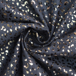 donkerblauw | Lichte jeansstof chambray Golden Leo, donkerblauw