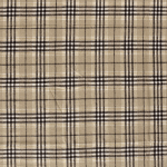 beige | Lichte mantelstof geblokt, beige