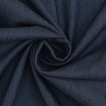 donkerblauw | Lichte jeansstof stretch chambray, donkerblauw