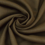 marron foncé | Tissu lin coton, marron foncé