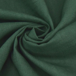 vert foncé | Tissu lin coton, vert foncé