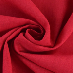 rouge foncé | Tissu lin coton, rouge foncé