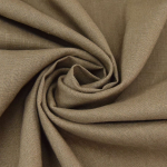 marron clair | Tissu lin coton, marron clair