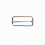 zilver | Schuifgesp metaal 38 mm, zilverkleurig