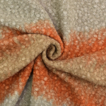 orange | Tissu bouclette effet dégradé, orange