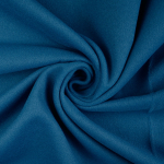bleu pétrole foncé | Tissu viscose polyester pour manteau uni, bleu pétrole foncé