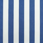 blauw | Zonweringdoek / outdoorstof, 160 cm, blauw / wit