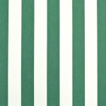 vert | Toile store banne extérieur 160cm déperlant, à rayures, blanc-vert