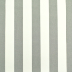 gris clair | Toile store banne extérieur 160cm déperlant, à rayures, blanc-gris clair