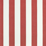 red | Awning / outdoor fabric, 160 cm, red / white