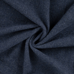 donkerblauw | Merino wol fleece uni, donkerblauw