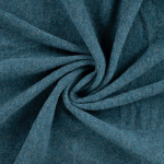 petrol | Merino wol fleece uni, petrol