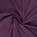 roodpaars | Merino wol jersey stof, donker roodpaars