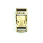 oudmessing geborsteld | Metal - Fastener 25 mm, geborsteld oud messing