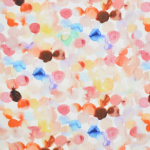 orange | Tissu double gaze de coton à pois Dots, orange