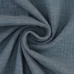 jeansblau | Musselin Double Gauze Melange, jeansblau