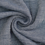 marine meliert | Musselin recycled four layers, marine meliert