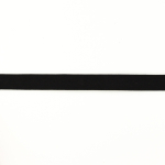 schwarz | Musselin Schrägband 20mm, schwarz